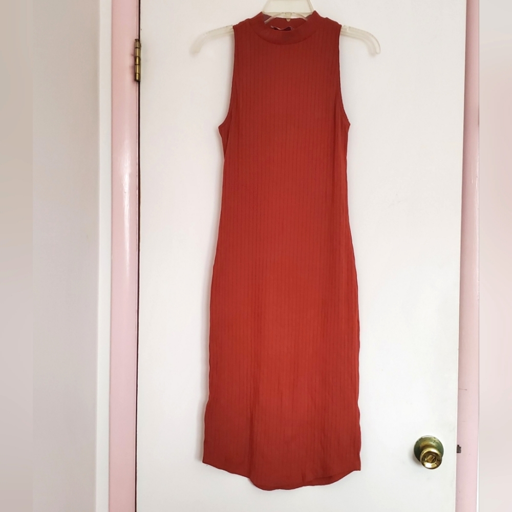 A&F Ribbed Midi Dress